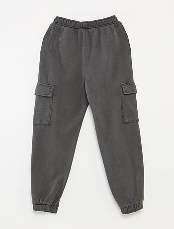 Joggingbroek van dunne fleece met zakken