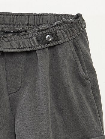 Joggingbroek van dunne fleece met zakken
