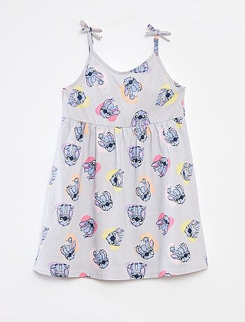 Jurk met bandjes met strikjes 'Disney'