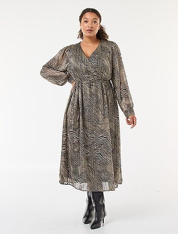 Jurk van voile met print 'Vero Moda'