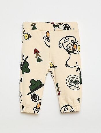 Katoenen joggingbroek met all-over 'Snoopy'-print