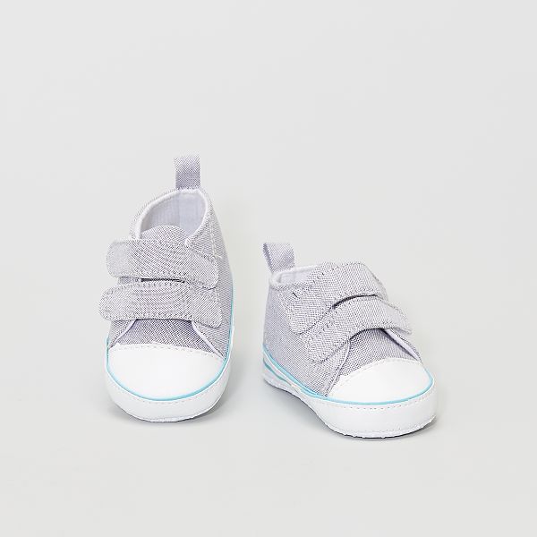 Katoenen sneakers Schoenen - grijs - Kiabi - 5,60€