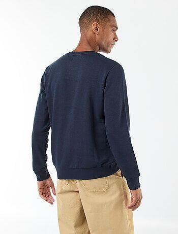Katoenen sweater met ronde hals