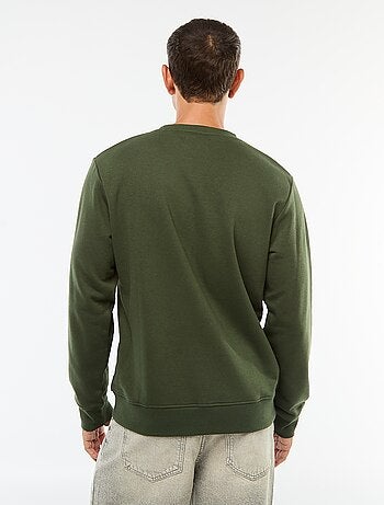 Katoenen sweater met ronde hals