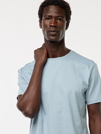 Katoenen T-shirt met ronde hals