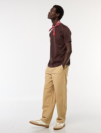 Katoenen T-shirt met ronde hals