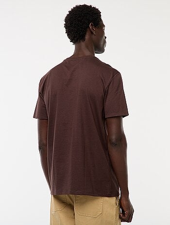 Katoenen T-shirt met ronde hals