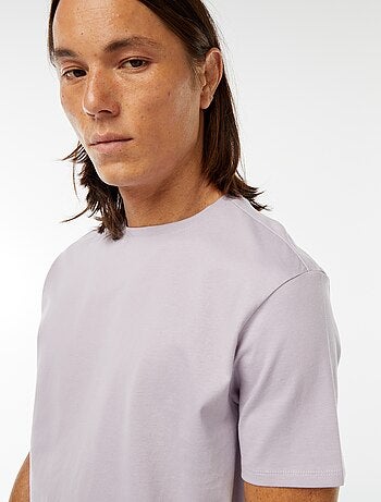 Katoenen T-shirt met ronde hals