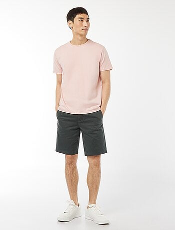 Katoenen T-shirt met ronde hals