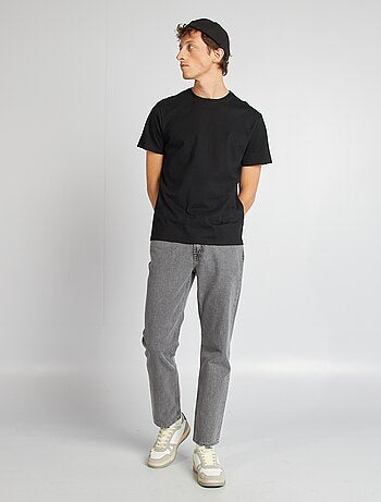 Katoenen T-shirt met ronde hals