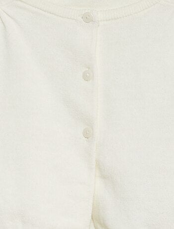 Kort bolerovestje van ribstof