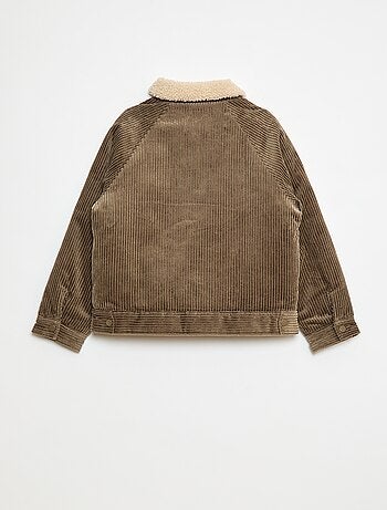 Kort jack van corduroy