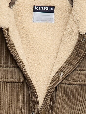 Kort jack van corduroy