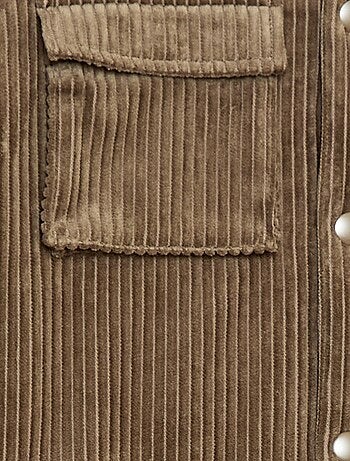 Kort jack van corduroy