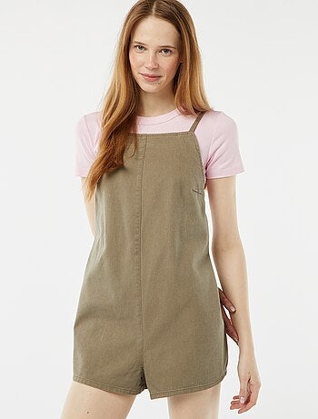 Korte jumpsuit met blote rug