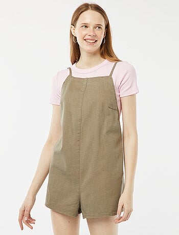 Korte jumpsuit met blote rug