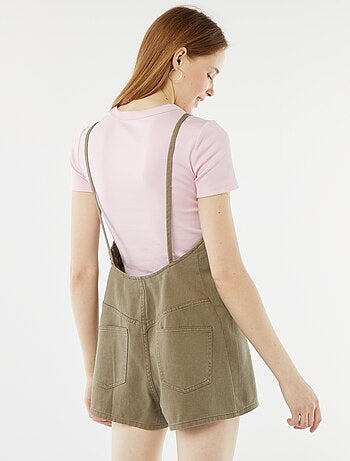 Korte jumpsuit met blote rug