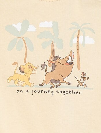 Korte pyjama met De Leeuwenkoning-print - 2-delig