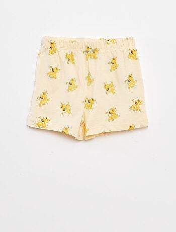 Korte pyjama met De Leeuwenkoning-print - 2-delig