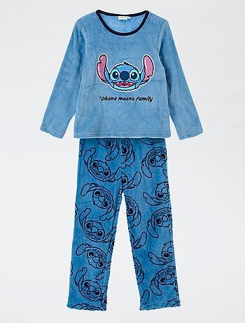Korte, tweedelige Disney-pyjama met Stitch-print