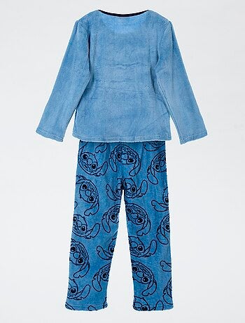 Korte, tweedelige Disney-pyjama met Stitch-print