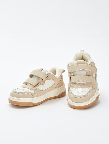Lage sneakers met klittenband in skatemodel