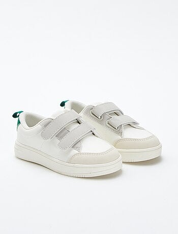 Lage sneakers met klittenbanden