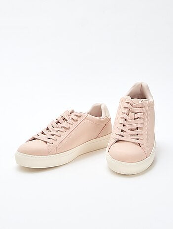 Lage sneakers van glanzende suèdine