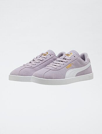Lage, tweekleurige sneakers van suèdine 'Puma'