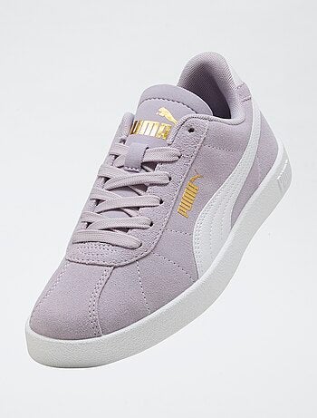 Lage, tweekleurige sneakers van suèdine 'Puma'