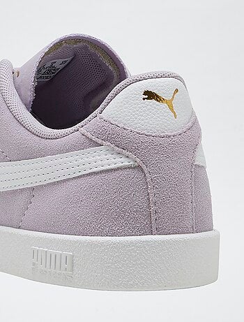 Lage, tweekleurige sneakers van suèdine 'Puma'