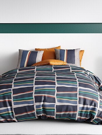 Lakenset met asymmetrische print - Voor 2-persoonsbed