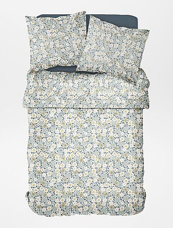 Lakenset met bloemenprint - Voor 2-persoonsbed