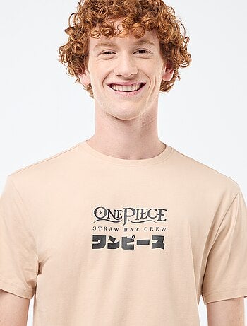 Lang T-shirt met 'One Piece'-print