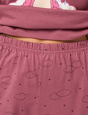 Lange Disney-pyjama met broek + T-shirt met Stitch-print - 2-delig