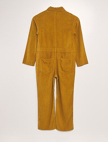 Lange jumpsuit van gemengd linnen - Uniseks