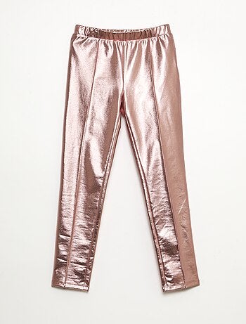 Lange legging van imitatieleer