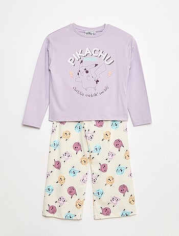 Lange pyjama met 'Pikachu'-print - 2-delig