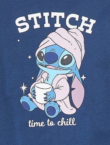 Lange pyjama met Stitch-print - 2-delig