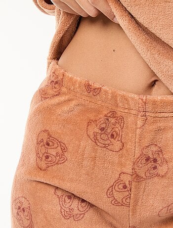 Lange pyjama van fleece 'Knabbel & Babbel' 'Disney' - 2-delig