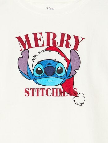 Lange velours pyjama 'Stitch' 'Disney' - 2-delig