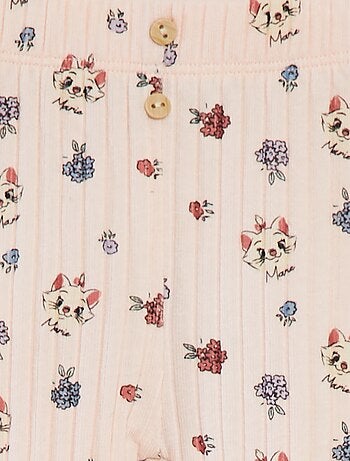 Legging van ribstof met 'Marie'/'Disney'-print