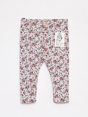 Legging van ribstof met 'Minnie'-print