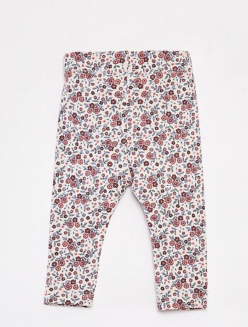 Legging van ribstof met 'Minnie'-print