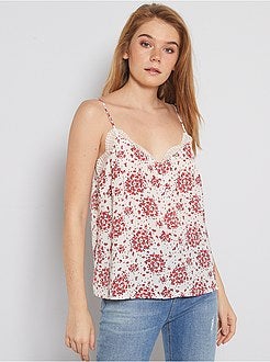 Lingerietopje met kant - Kiabi