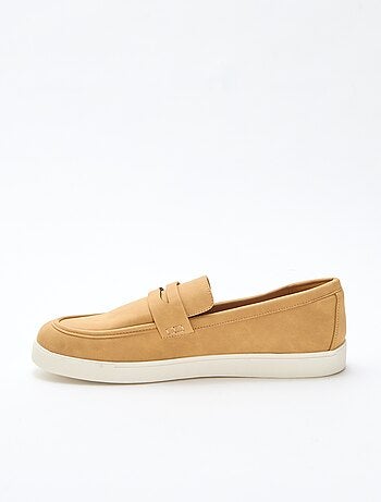 Loafers van suedine
