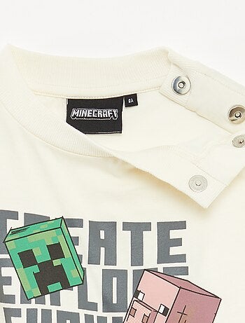 Minecraft-T-shirt met korte mouw - So Easy