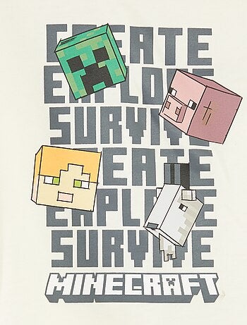 Minecraft-T-shirt met korte mouw - So Easy