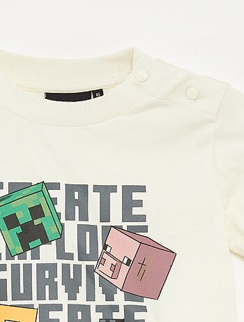 Minecraft-T-shirt met korte mouw - So Easy