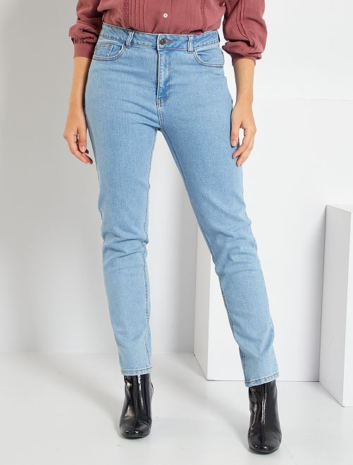 Mom-fit jeans                                                                                         BLAUW 
